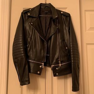 Zara Black Leather Jacket